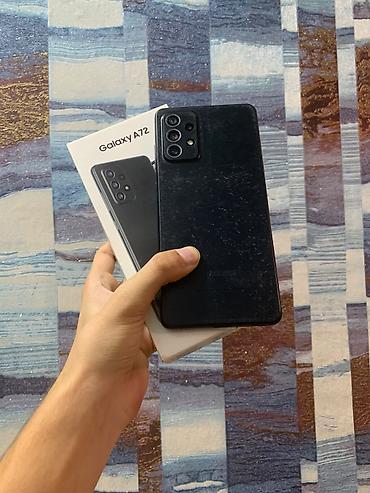 note 40 pro: Samsung Galaxy A72, 128 GB, rəng - Qara, Barmaq izi, Face ID, Sənədlərlə — 1