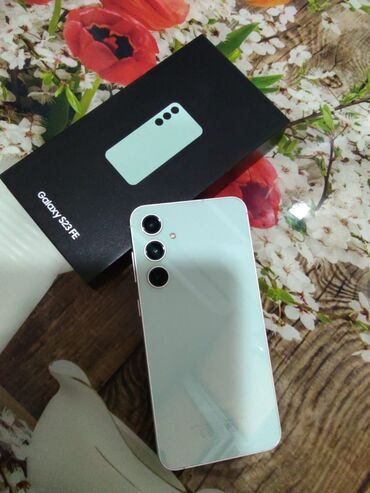 planşet qiymetleri ucuz: Samsung Galaxy S23 FE, rəng - Yaşıl, Barmaq izi