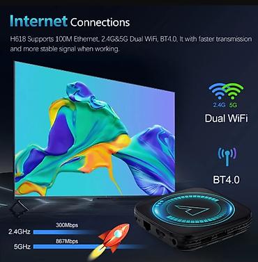 DVD i Blu-ray plejeri: Android tv boks Vontar 8K - H618 - 4/32GB - Android 12 Garancija na — 10