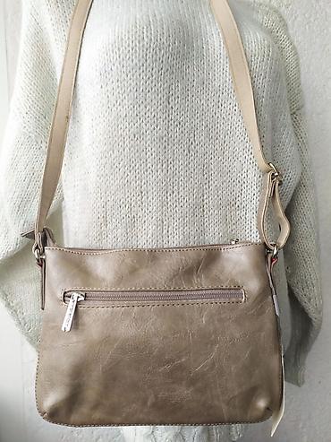 Torbe: DAVID JONES Crossbody Tašna - Zlatno Bež * Novo! Original "David — 9