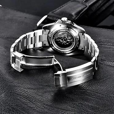 Ručni satovi: PAGANI DESIGN PD-1661 - 40mm - Crna - Rolex Submariner Hom Potpuno — 4