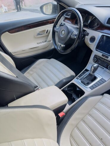 Volkswagen: Tecili!!! Volkswagen CC, ağ kuzov və açıq rəngli-süet/deri — 16