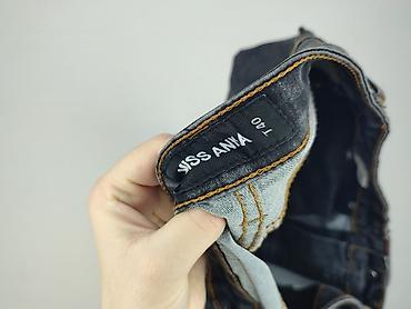 spodnie cargo szare pull and bear: Spodnie 3/4 damskie, rozmiar L — 4