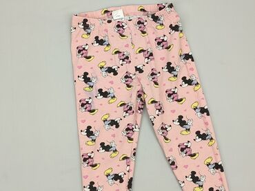 różowe klapki kubota: Legginsy dziecięce, Disney, 4-5 lat, 110, stan - Dobry