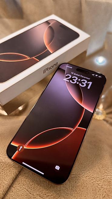 iphone 15 pro satilir: IPhone 16 Pro Max, 512 GB, Desert Titanium, Face ID — 5