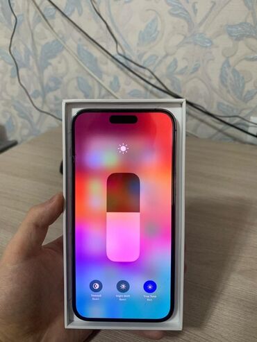 купить макбук про 2019: IPhone 14 Pro Max, Колдонулган, 256 ГБ, Deep Purple, Заряддоочу түзүлүш, Каптама, 86 %