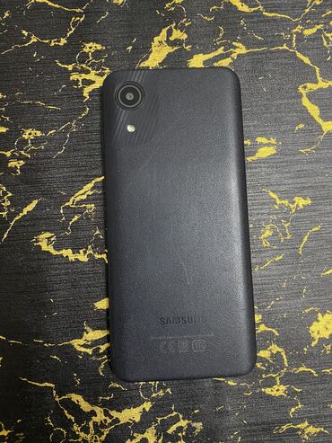 Samsung: Samsung Galaxy A03, 32 GB, rəng - Qara, Zəmanət, Düyməli, Sensor