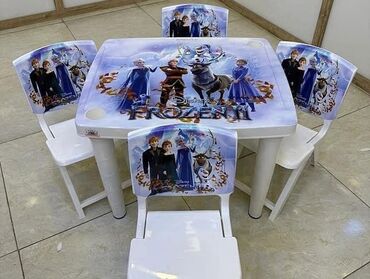 Masa və oturacaq dəstləri: Uşaq stol stul desti rengler var 1 masa 1 stull 35 azn 1 masa — 10