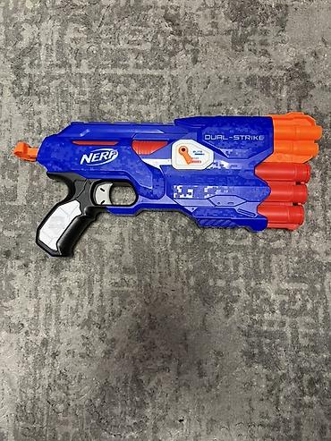 Nerf N-Strike Mega Dual-Strike Orijinal Hasbro Nerf Mega Dual-Strike lalafo.az -da Nerf N-Strike Mega Dual-Strike Orijinal Hasbro Nerf Mega Dual-Strike