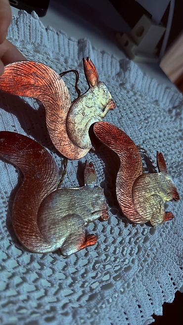 Искусство и коллекционирование: Старинные ёлочные игрушки — белочки, СССР Описание: Продаётся — 1