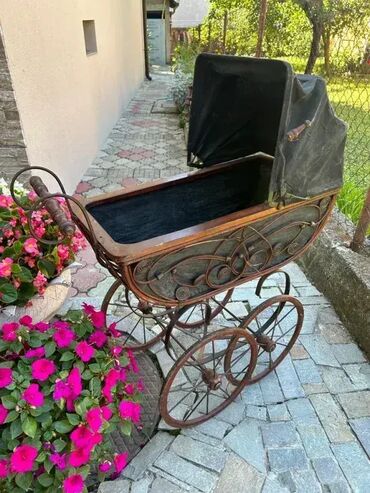 RS - Antique Drinks Carts: Kolica za lutke - Ukrasna kolica - MOGUĆ PREVOZ U dobrom stanju 🪑 — 3