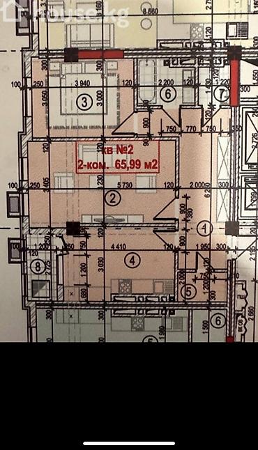 авто обмен на квартиру: 2 комнаты, 66 м², Элитка, 5 этаж, ПСО (под самоотделку) — 2