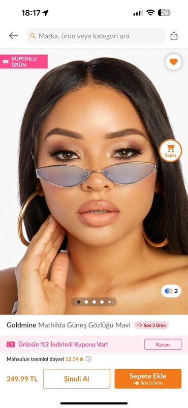 eynak ray ban: Gün eynəyi, Yeni