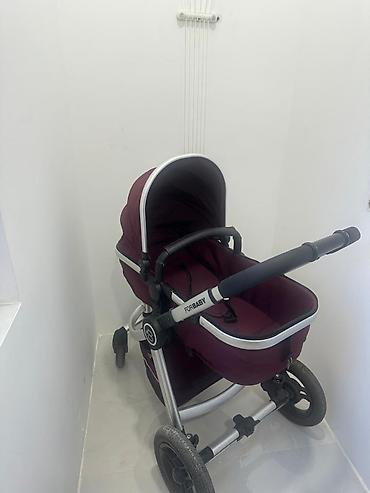 Коляски-колыбели: Uşaq arabası – FORBABY markası, dərin tünd-bordo rəng. Xüsusiyyətlər — 3