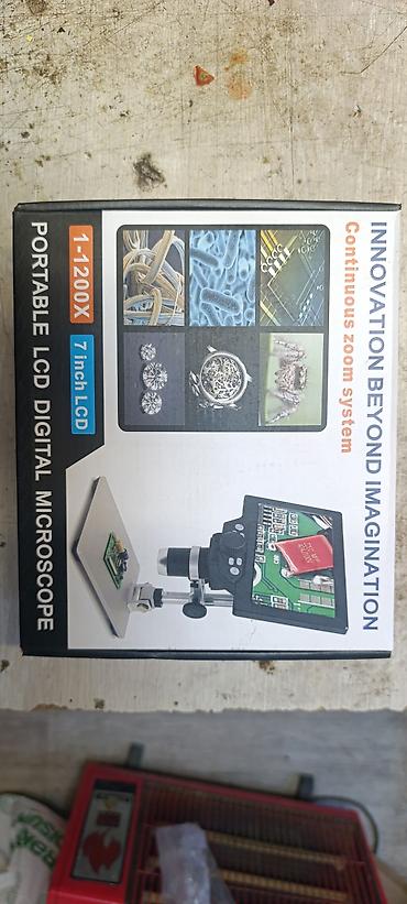 хонча новруз: Portativ LCD Rəqəmsal Mikroskop – 7 düymlük ekranlı - Böyütmə — 1