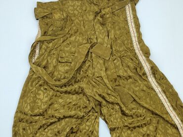 białe dzianinowe spodnie: Material trousers, XL (EU 42), condition - Perfect