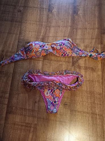 Dvodijelni kupaći kostim – šareni cvetni/boho print - Gornji deo