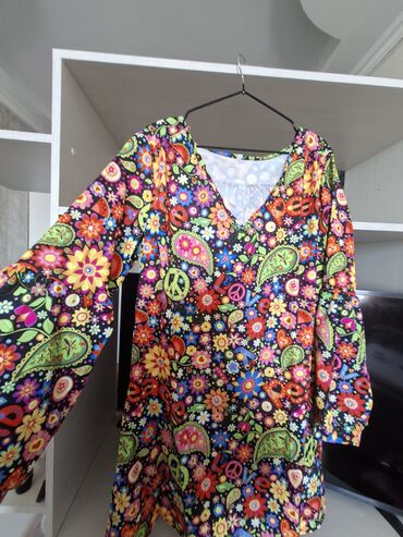 платье 50 52 размер: Повседневное платье, Китай, Лето, Короткая модель, 7XL (EU 54)