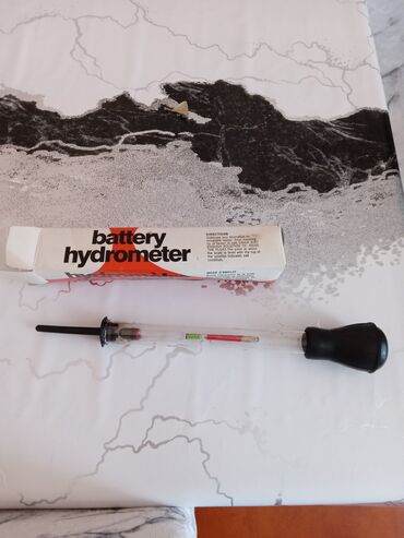 Datçiklər, sensorlar, qoruyucular: Batareya hidrometresi avtomobil akkumulyatorunun elektrolitinin