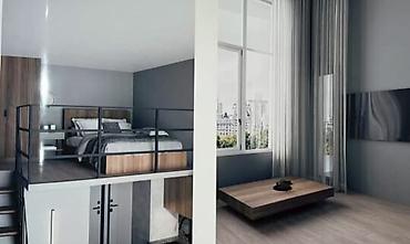 кв мкр: 1 комната, 28 м², Аламедин-1 мкр 8 этаж, Евроремонт — 3