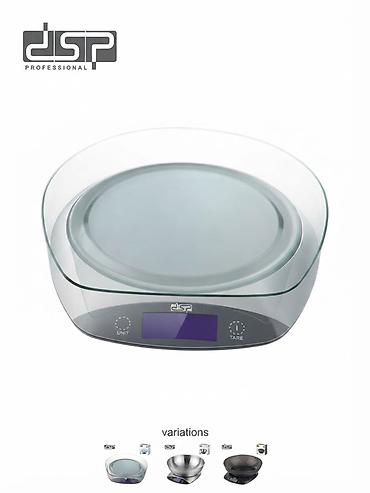 весы настольные: Кухонные электронные весы DSP Professional. Компактные весы с круглой — 1