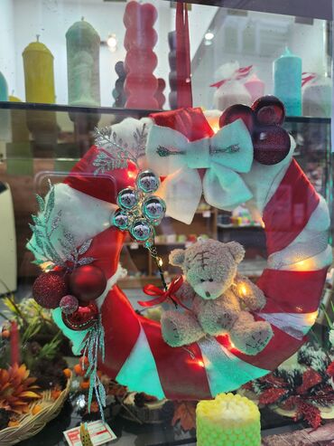 Praznična dekoracija: Venac, bоја - Šareno, Novo — 7