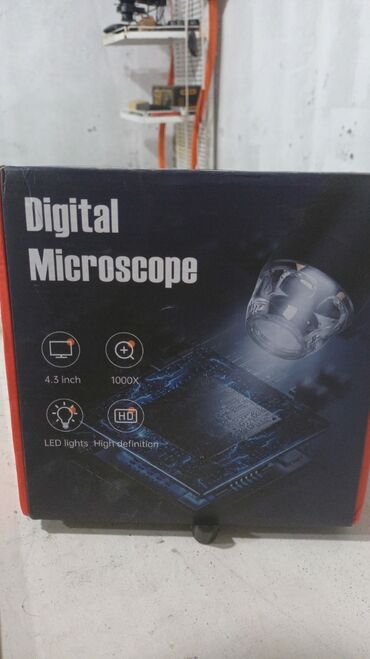 Digər biznes avadanlığı: DIGITAL MIKROSKOP Yenidir Xususiyetler: 4.3 inch Monitor HD Görüntü