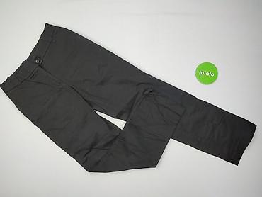 czarne cargo pull and bear: Spodnie materiałowe damskie, rozmiar M — 2