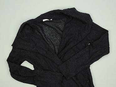 sweter czarny rozpinany: Kardigan damski, rozmiar L — 1