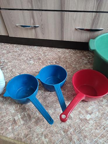 Кухонные наборы: Набор хозяйственных принадлежностей из прочного пластика. В — 1