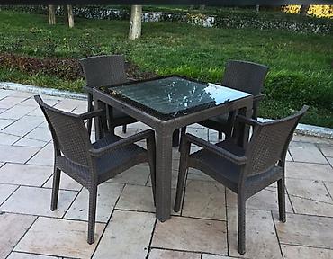 razetka satisi: Masa dəsti satılır 160₼. 4 oturcağı var.(Qeyd edim 20 dəst — 1