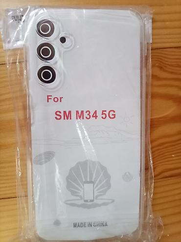 ayfon 15 dubay: Samsung Galaxy M34 5G üçün şəffaf silikon telefon qabı Keyfiyyətli və — 4