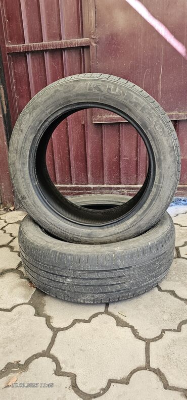 Шины: Шины 225 / 55 / R 19, Лето, Б/у, Пара, Внедорожные (АТ/МТ), Корея, Kumho