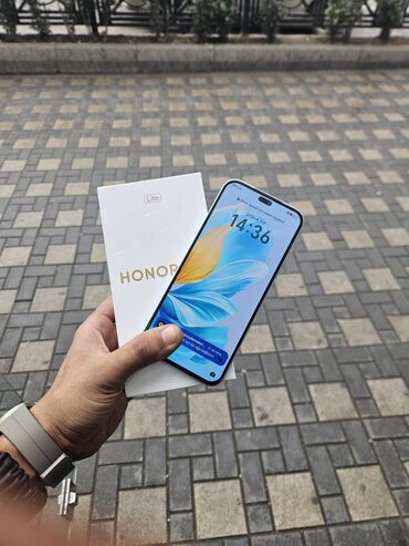 Honor: Honor 200 Lite, 256 GB, rəng - Ağ, Barmaq izi, Face ID