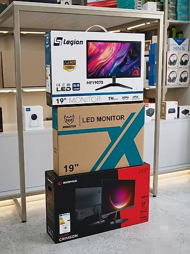 hd monitor: Legion MF1907S ​Ekran ölçüsü: 19 düym (16:10 nisbətində) ​ — 1