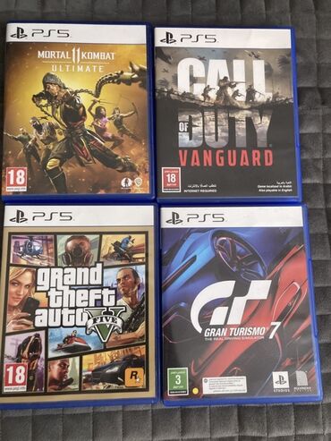 call of duty vanguard: PlayStation 5 üçün dörd ədəd oyun diski: Mortal Kombat 11 Ultimate