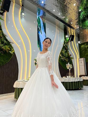 Свадебные платья: ❗Акция прокат и на продажу - Силуэт: пышная балльная юбка с длинным — 5