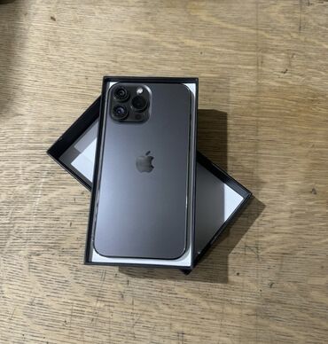 i̇phone 13 pro max: IPhone 13 Pro Max, 128 GB, Black Titanium, Barmaq izi, Face ID