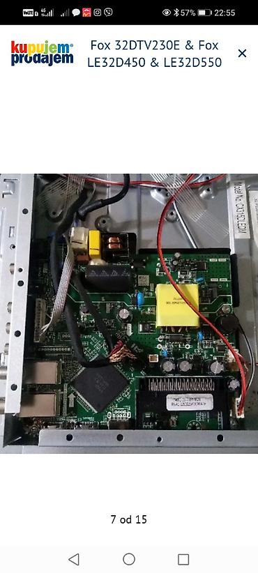 Aksesoari za TV i video: Fox 32DTV230E, Fox LE32D450 i Fox LE32D550 – delovi za televizore 32" — 8
