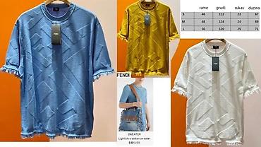 Majice: Men's T-shirt Fendi, bоја - Crna — 11