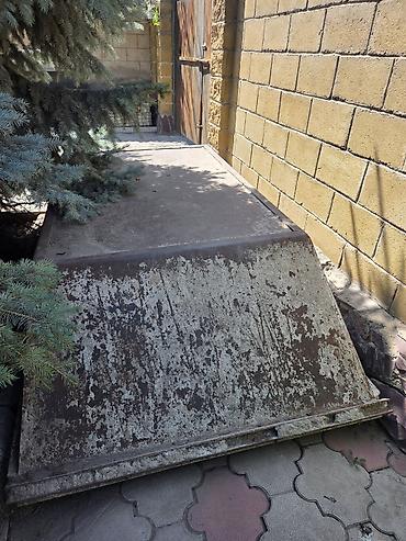 большой бачок: Советтик темир резервуар ​Өлчөмдөрү: узундугу 250, туурасы 145 — 6