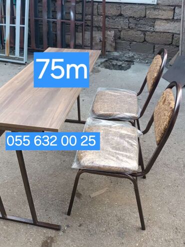 Masa və oturacaq dəstləri: Məktəb və kurslar üçün parta və stul dəstləri - İki nəfərlik — 2