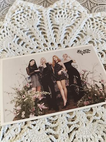 blackpink lightstick: BLACKPINK mövzusunda açıqca (postcard) - Ön tərəf: BLACKPINK loqolu — 1