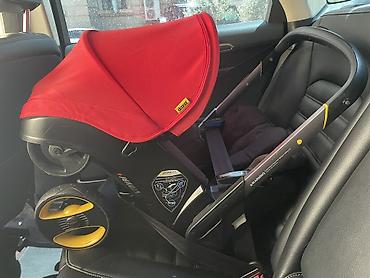 doona: Doona+ Infant Car Seat & Stroller – Qırmızı rəngdə Həm uşaq — 2
