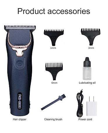 sac tokulməsi: Mini Profissional Trimmer FKS 8688 - 2 sürətli 7000RPM / 1400mAh / 240 — 3