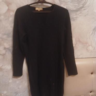 Gündəlik donlar: Qadın paltarı dəsti 1) Qara əsaslı çiçək naxışlı uzun don - Uzun — 3