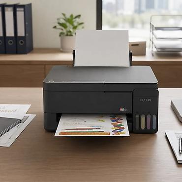 Принтеры: МФУ Epson L3318 USB — принтер/сканер/копир с системой непрерывной — 6