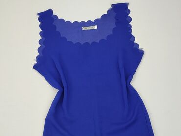 bluzki koszulowe niebieska: Blouse, L (EU 40), condition - Good