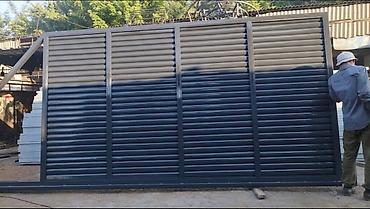 Распашные ворота: Металлические, Механические, Другой бренд, Для частного дома, Для склада, Для контейнера, Бронированные, Оптом, Новый, Бесплатная установка — 2