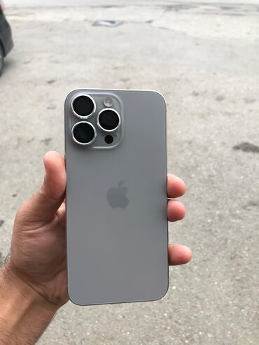 Samsung: IPhone 15 Pro Max, 256 GB, Natural Titanium, Face ID